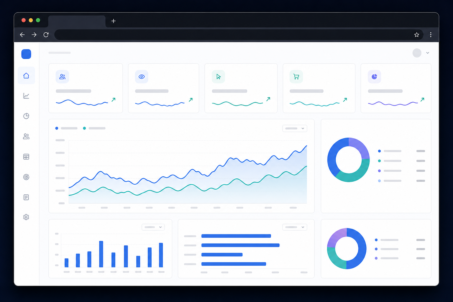 Analytics dashboard project preview